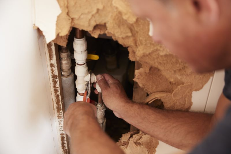 Plumber Repairing a Pipe